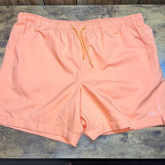 DSG Mens Running Shorts‎  Size XL Orange - Picture 1 of 7